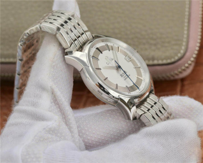 OMEGA DE VILLE 431.30.41.21.02.001 VS FACTORY STAINLESS STEEL STRAP