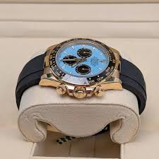 Rolex Daytona Yellow Gold Daytona Tiffany Dial on Oysterflex New 2025 – WatchesOff5th