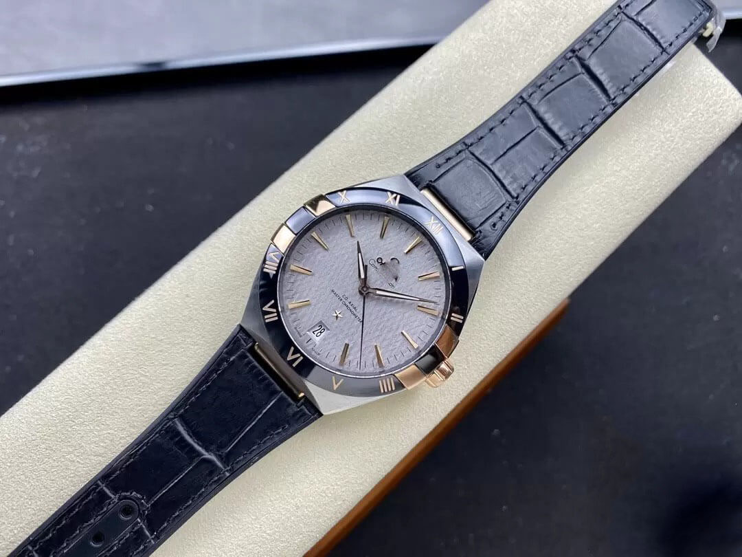 SBF OMEGA CONSTELLATION 131.23.41.21.06.001 VS FACTORY BLACK BEZEL