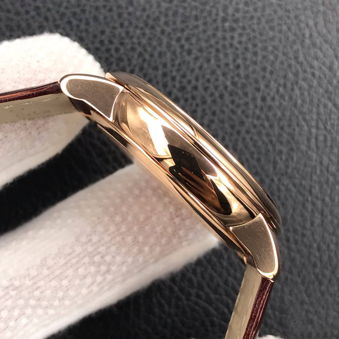 OMEGA DE VILLE 424.53.40.21.02.001 ZF FACTORY BROWN STRAP