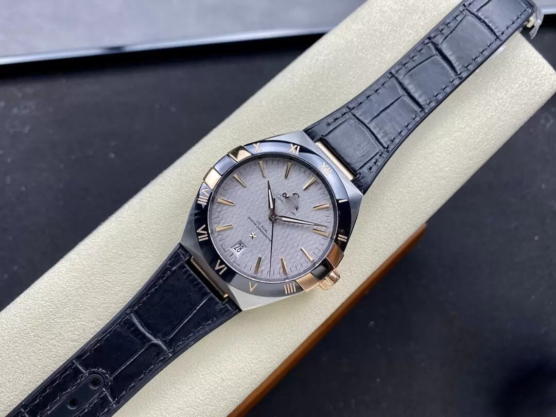 SBF OMEGA CONSTELLATION 131.23.41.21.06.001 VS FACTORY BLACK BEZEL