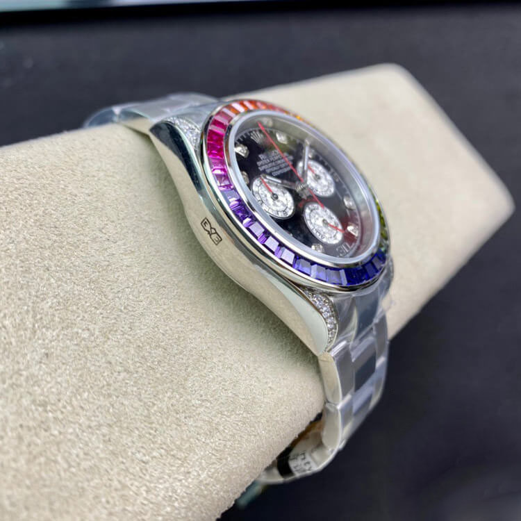 ROLEX DAYTONA 116599 RBOW TW FACTORY BLACK DIAMOND-SET BEZEL