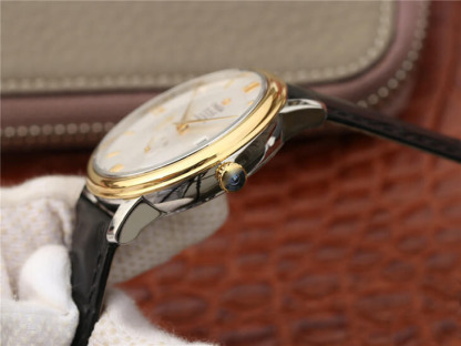 OMEGA DE VILLE 424.53.40.21.02.002 ZF FACTORY BLACK STRAP