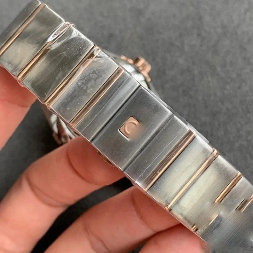 OMEGA CONSTELLATION 123.20.38.21.03.001 VS FACTORY TITANIUM CASE