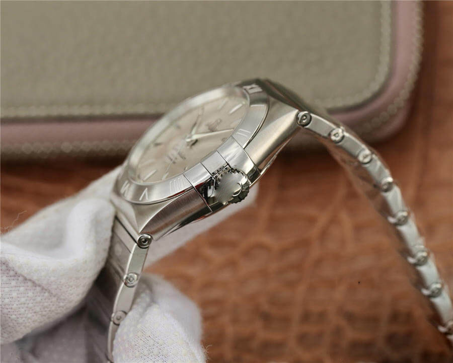 OMEGA CONSTELLATION 123.10.38.21.02.001 VS FACTORY GREY CASE