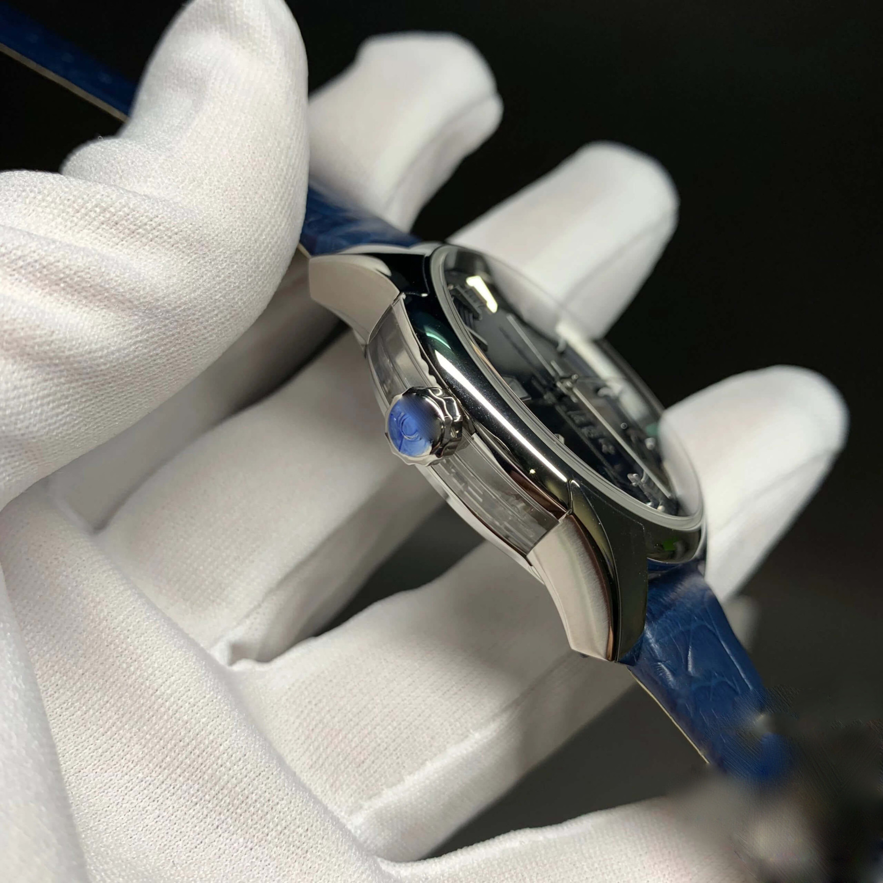 OMEGA DE VILLE 433.33.41.21.03.001 VS FACTORY BLUE STRAP