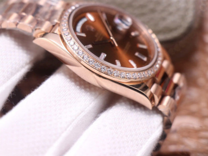 ROLEX DAY DATE M228345RBR-0006 EW FACTORY BROWN DIAL