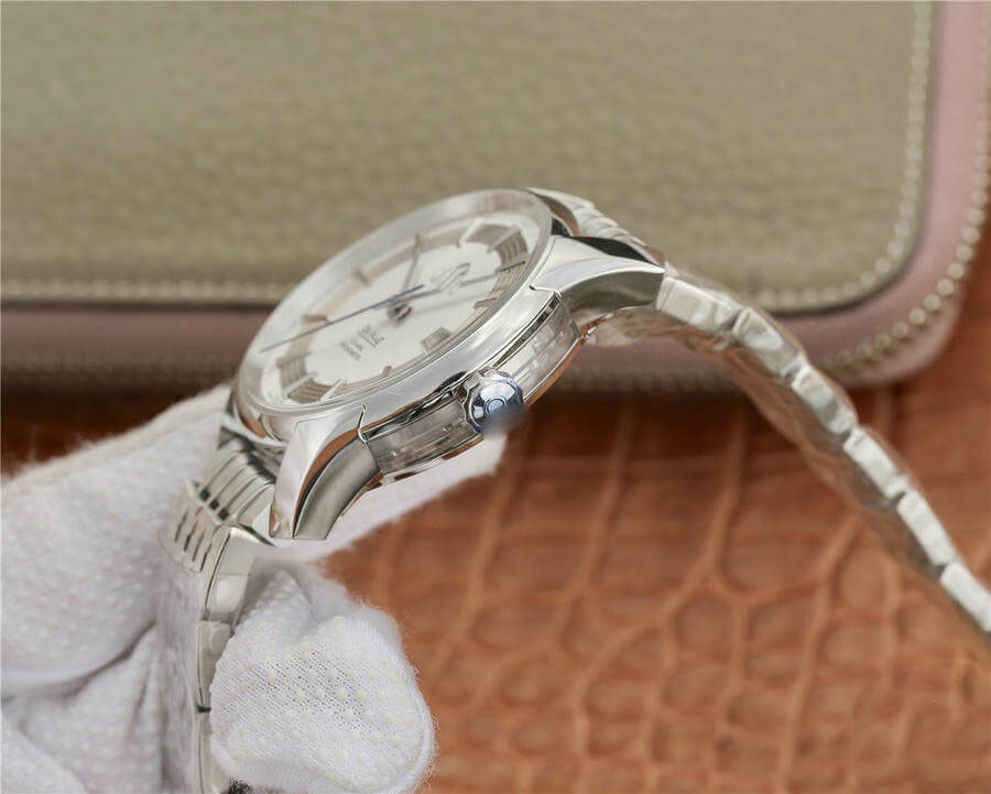 OMEGA DE VILLE 431.30.41.21.02.001 VS FACTORY STAINLESS STEEL STRAP