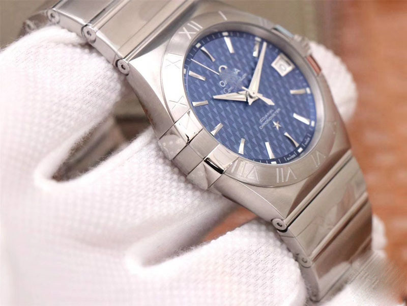 OMEGA CONSTELLATION CO-AXIAL 38MM 123.10.38.21.03.001 VS FACTORY BLUE DIAL