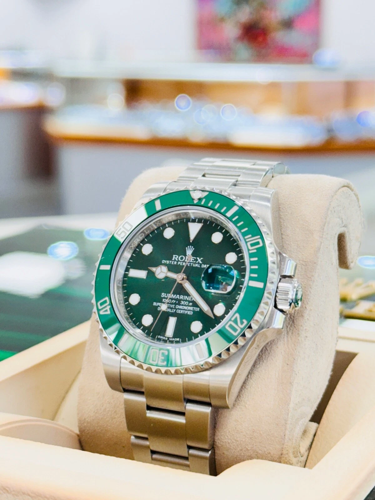 Rolex Submariner Date Stainless Steel "The Hulk" Green Dial 116610LV