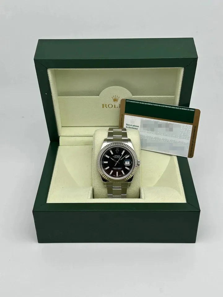 Rolex Datejust 126334 Silver Jubilee Bracelet with Silver Bezel