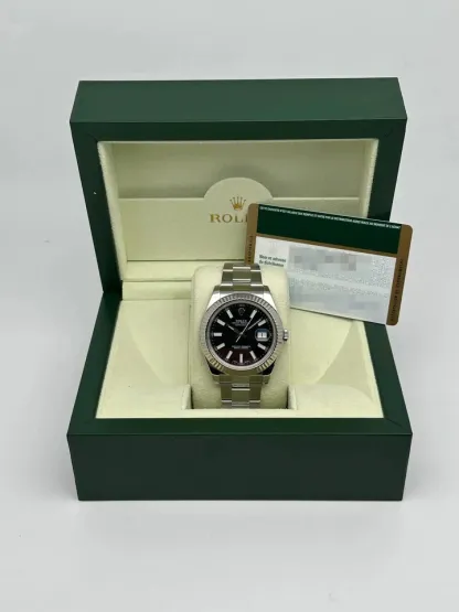 Rolex Datejust 126334 Silver Jubilee Bracelet with Silver Bezel