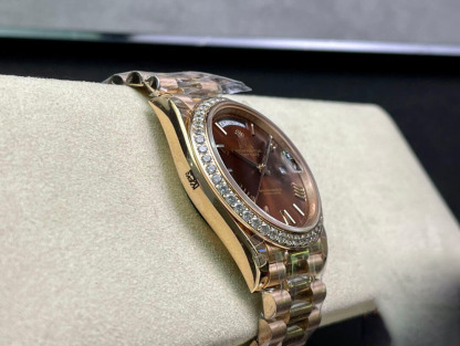 ROLEX DAY DATE M228345RBR-0009 EW FACTORY GOLD STRAP