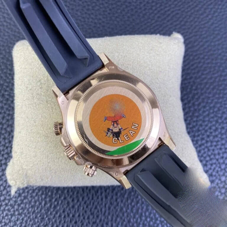 ROLEX COSMOGRAPH DAYTONA M116515LN-0017 CLEAN FACTORY BLACK RUBBER STRAP