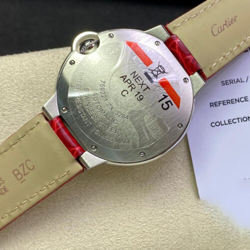 BALLON BLEU DE CARTIER 36MM 3K FACTORY RED STRAP