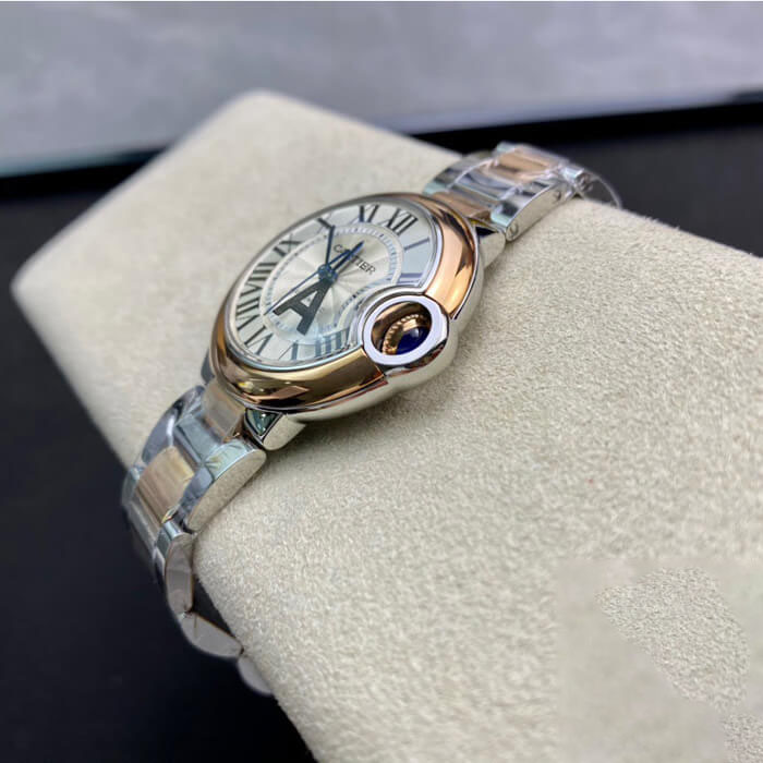 BALLON BLEU DE CARTIER W2BB0023 33MM V6 FACTORY SILVER STRAP