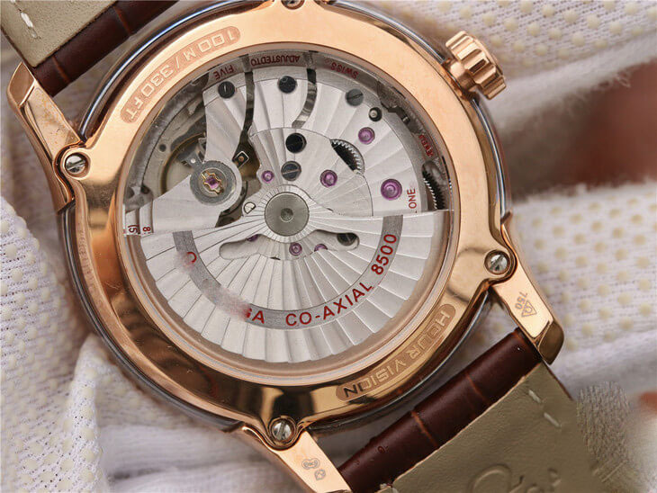 OMEGA DE VILLE 431.63.41.21.02.001 VS FACTORY BROWN STRAP