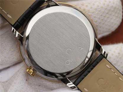 OMEGA DE VILLE 424.53.40.21.02.002 ZF FACTORY BLACK STRAP