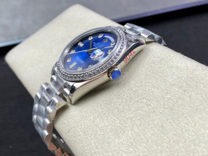 ROLEX DAY DATE M128396TBR-0008 36MM GM FACTORY DIAMOND-SET BEZEL