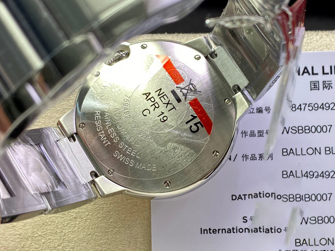 BALLON BLEU DE CARTIER 36MM WSBB0007 3K FACTORY STAINLESS STEEL