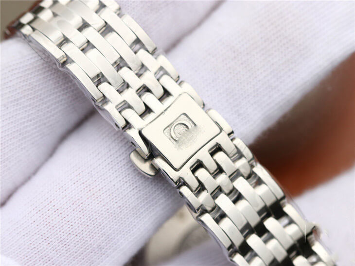 OMEGA DE VILLE 424.10.33.20.53.001 MKS FACTORY STAINLESS STEEL STRAP