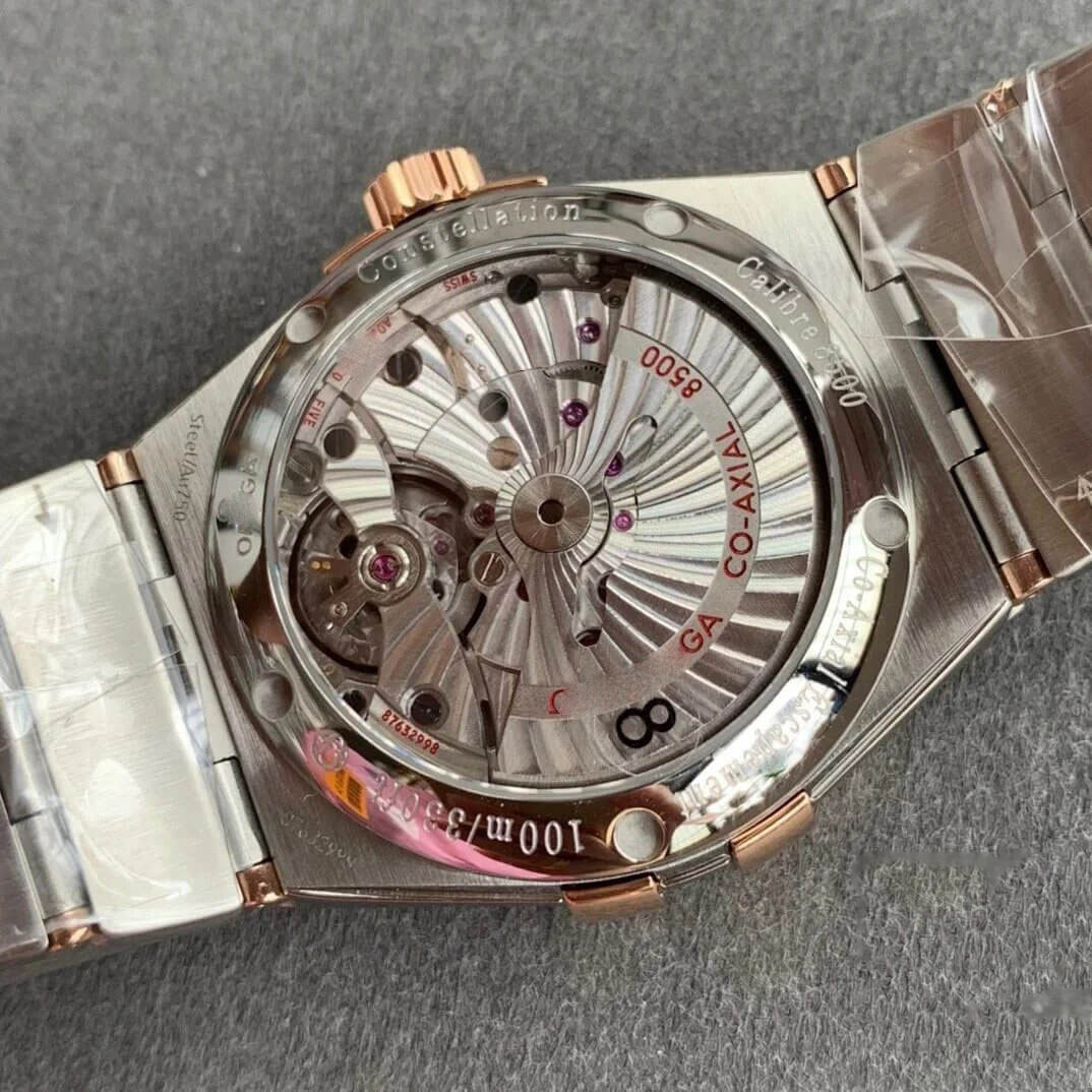 OMEGA CONSTELLATION 123.20.38.21.03.001 VS FACTORY TITANIUM CASE