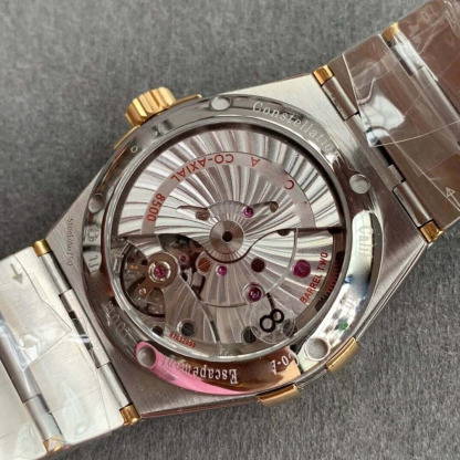 OMEGA CONSTELLATION 123.20.38.21.02.006 VS FACTORY GOLD BEZEL