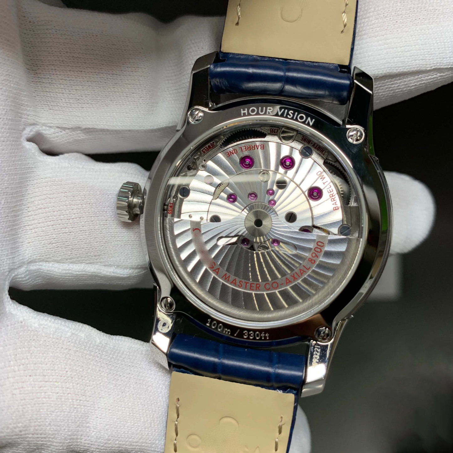 OMEGA DE VILLE 433.33.41.21.03.001 VS FACTORY BLUE STRAP