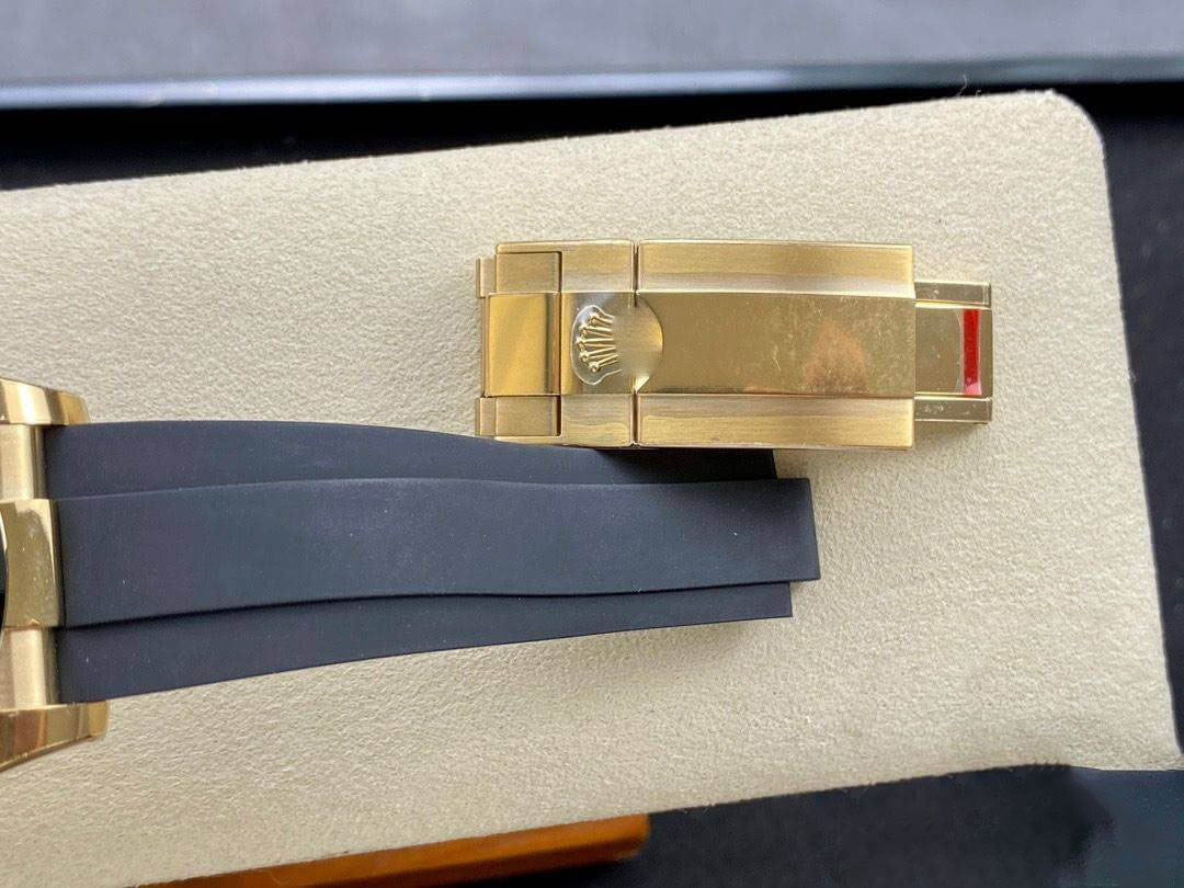 ROLEX COSMOGRAPH DAYTONA M116518LN-0078 CLEAN FACTORY RUBBER STRAP