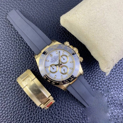 ROLEX COSMOGRAPH DAYTONA M116518LN-0041 CLEAN FACTORY BLACK STRAP