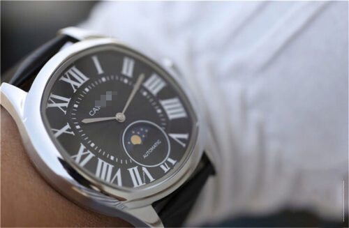 DRIVE DE CARTIER MOONPHASE WGNM0009 STAINLESS STEEL BEZEL
