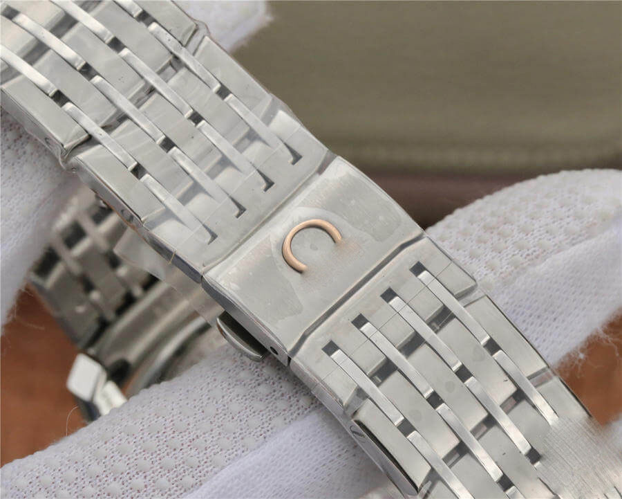 OMEGA DE VILLE 431.30.41.21.02.001 VS FACTORY STAINLESS STEEL STRAP