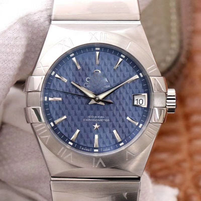 OMEGA CONSTELLATION CO-AXIAL 38MM 123.10.38.21.03.001 VS FACTORY BLUE DIAL