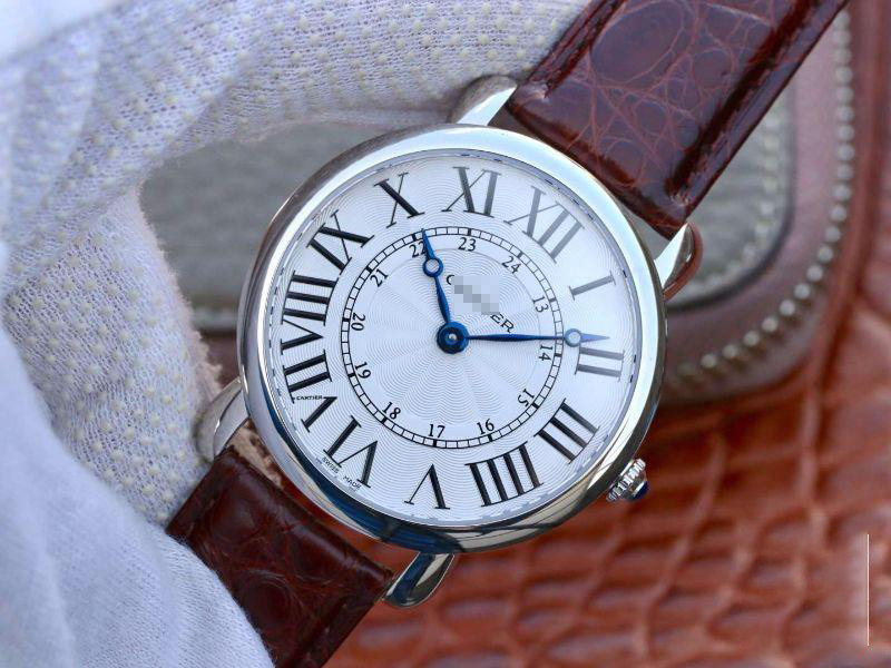 CARTIER RONDE LOUIS 40MM TW FACTORY WHITE DIAL