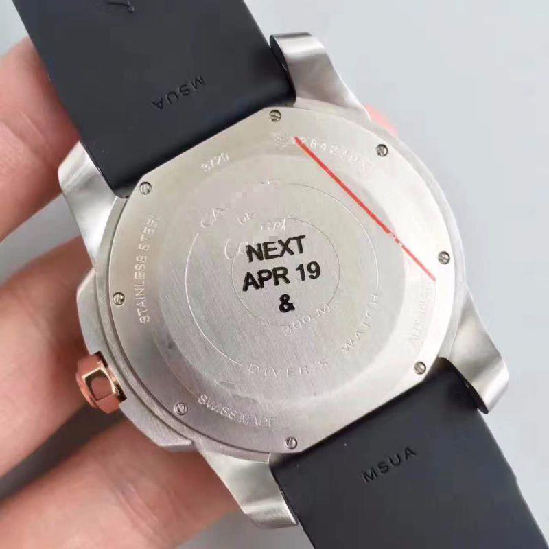 CALIBRE DE CARTIER DIVER W7100056 42MM JF FACTORY BLACK DIAL