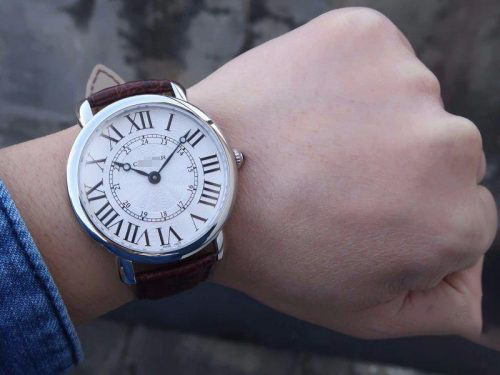 CARTIER RONDE LOUIS 40MM TW FACTORY WHITE DIAL