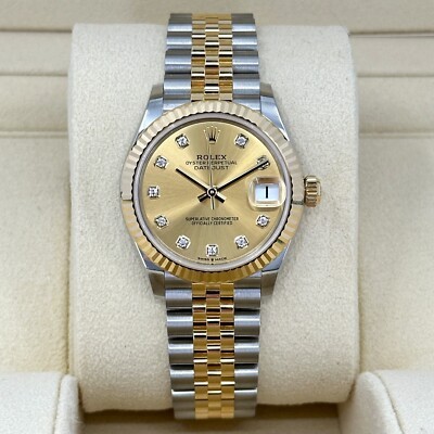 Rolex Datejust 31 mm Champagne Diamond
