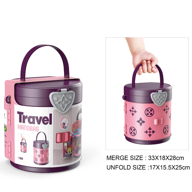 Children's simulation scene bucket bag toy