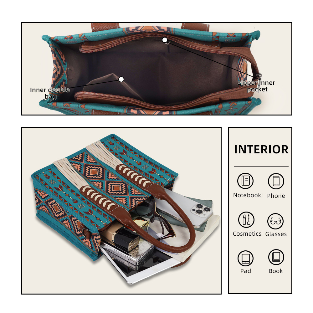 Bohemian tote bag,buy one get one free