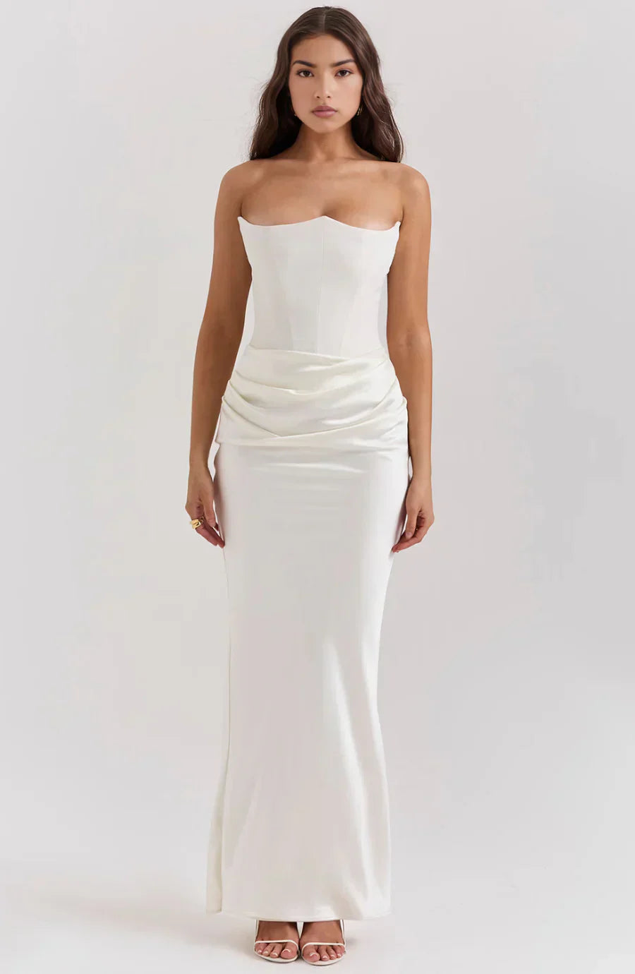 Elegant Strapless Dress