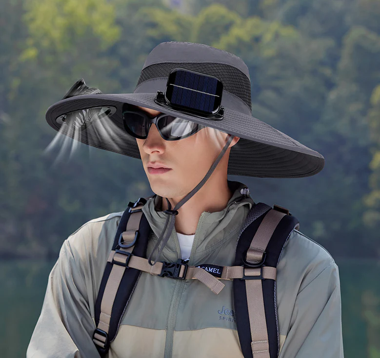 Cooling Hat: Solar-Powered & Hassle-Free