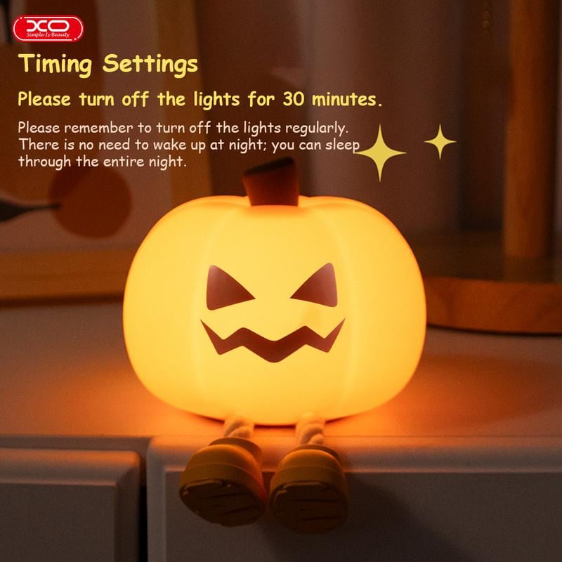 🎃 Light Up Your Halloween✨ Ultimate Pumpkin Night Light - For Cozy, Festive Atmosphere All Night Long!