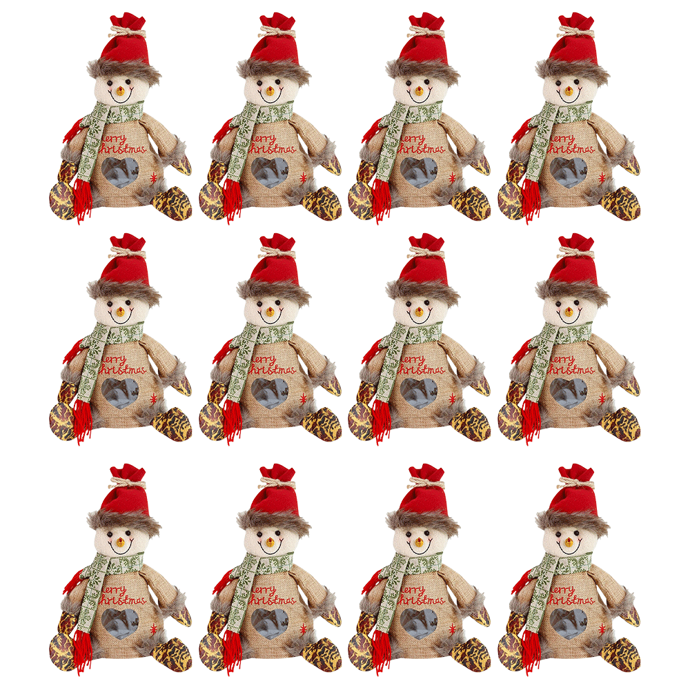 Christmas Gift Bags Zipper Design