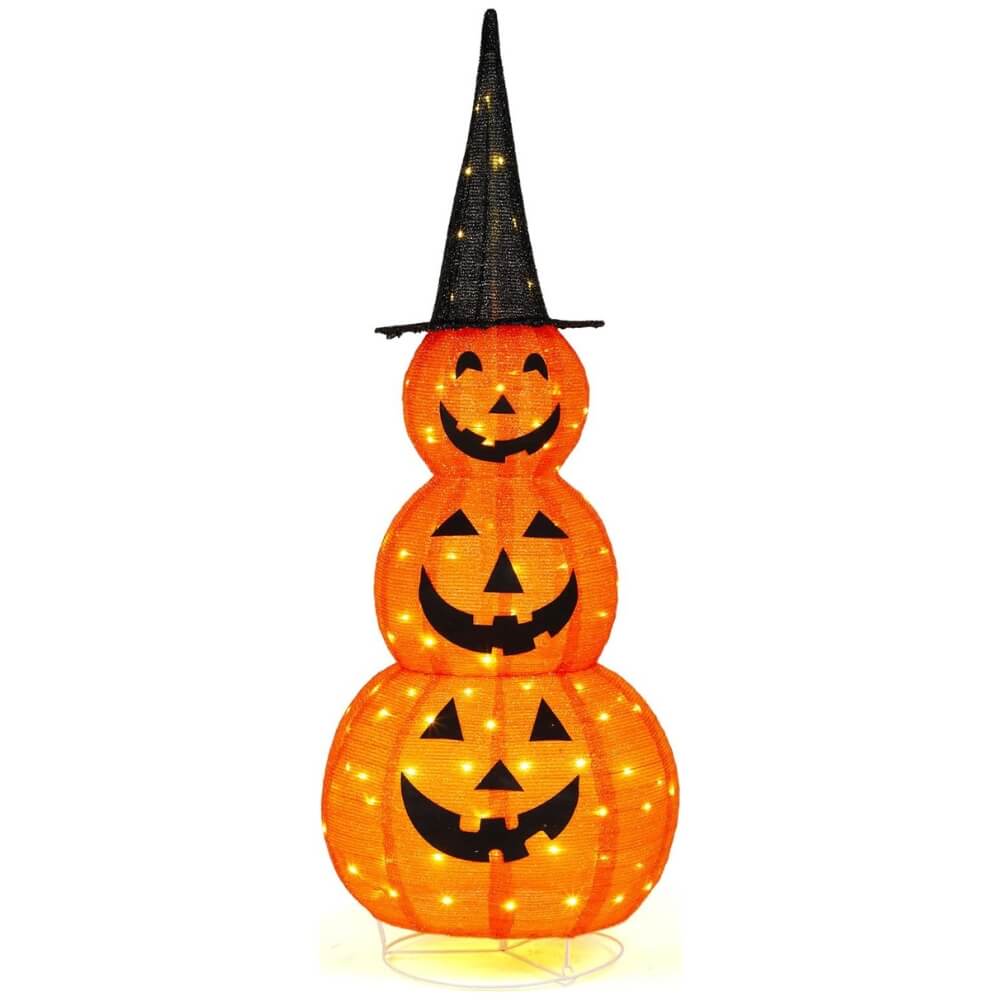 Halloween Collapsible Lighted Pumpkin