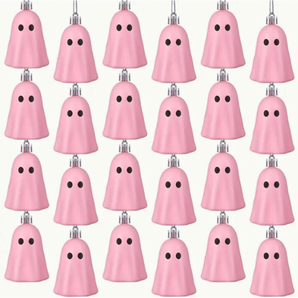 Floating Spooky Ghosts Halloween Decor Pack (Pack of 8)