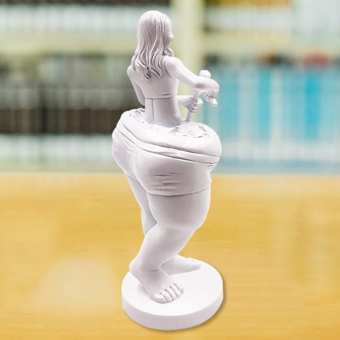 Angel Sculpture Reminding You to Lose Weight Statue