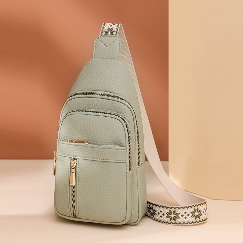 🔥🔥Women's Fashion Casual Solid Color Crossbody Bag-Gift of exquisite pendant！