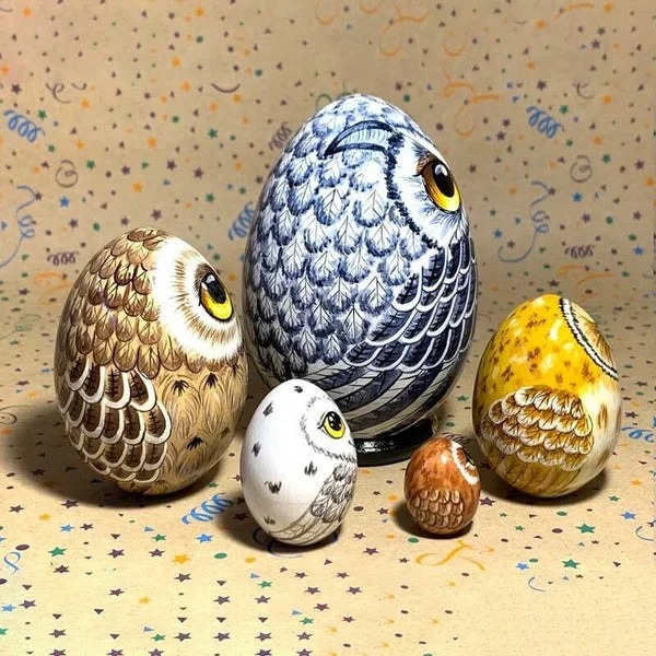 Easter - owl eggs
