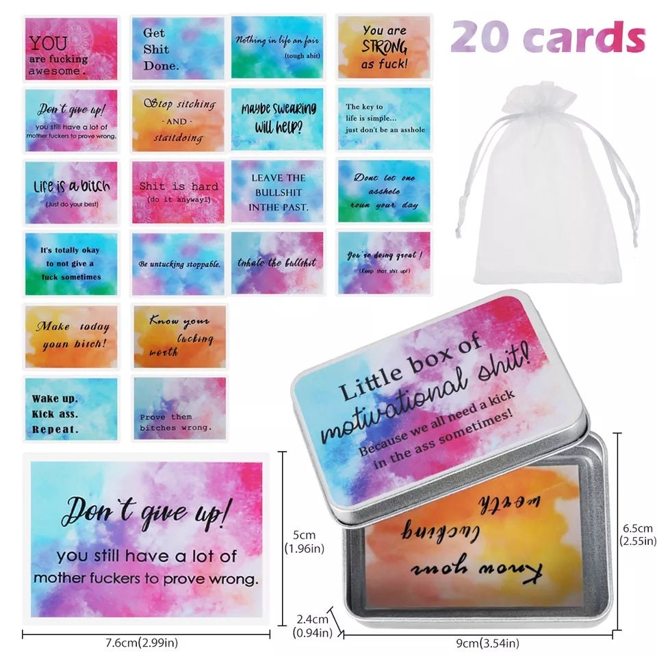 ✡️Funny Motivation Cards Gift🎁