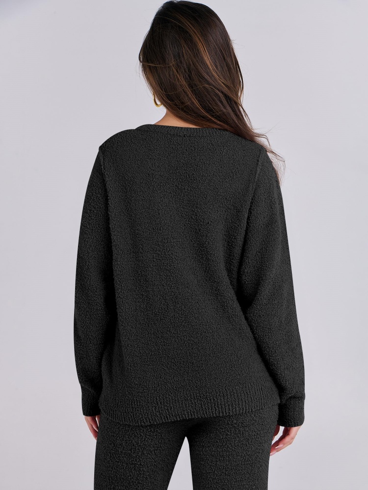 Women's Fuzzy Fleece Sets 2 Piece Outfits